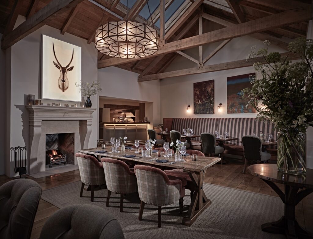 lighting design for the luxury pub The Farmer’s Arms