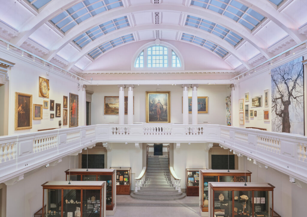Art gallery lighting design by Michael Grubb Studio that integrates storytelling, accessibility and conservation for international museum projects and permanent exhibitions.