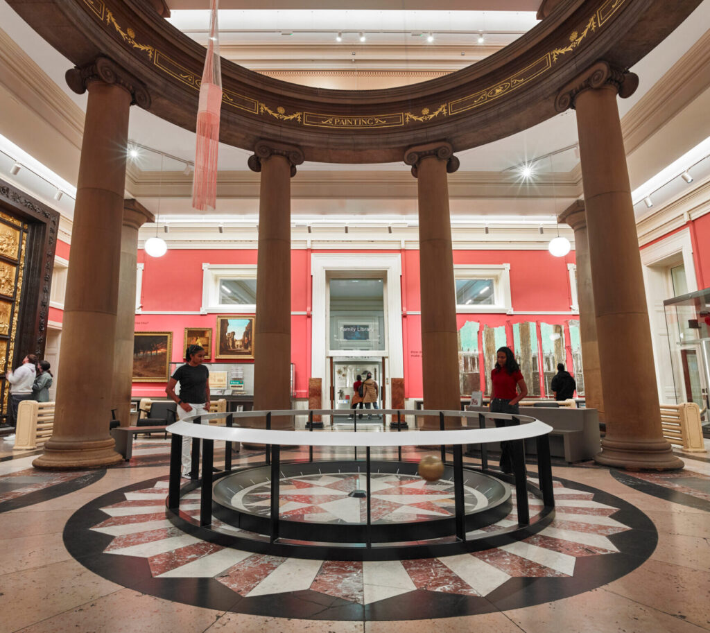Architectural lighting design for heritage museums, demonstrating technical precision and adaptive controls at The Harris, Lancashire