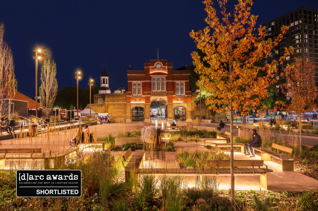 Lighting Design for Woolwich Town Centre has been shortlisted for [d]arc awards in the Spaces Category 2026