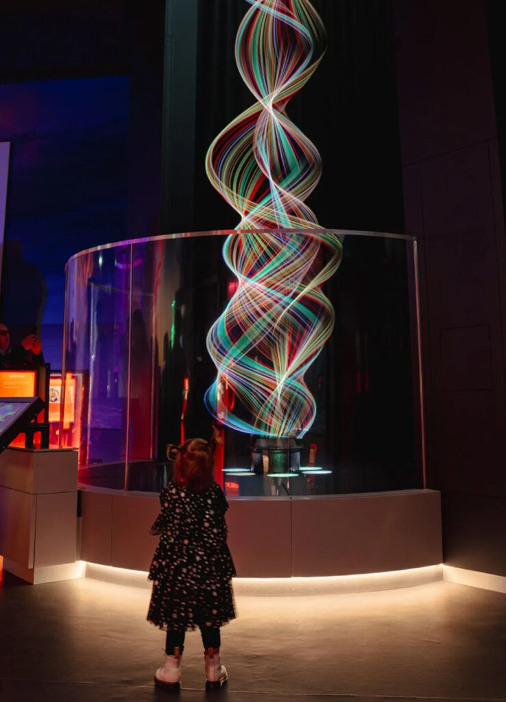 Contemporary exhibition lighting design for museums, science centres and cultural destinations seeking innovative visitor engagement strategies.